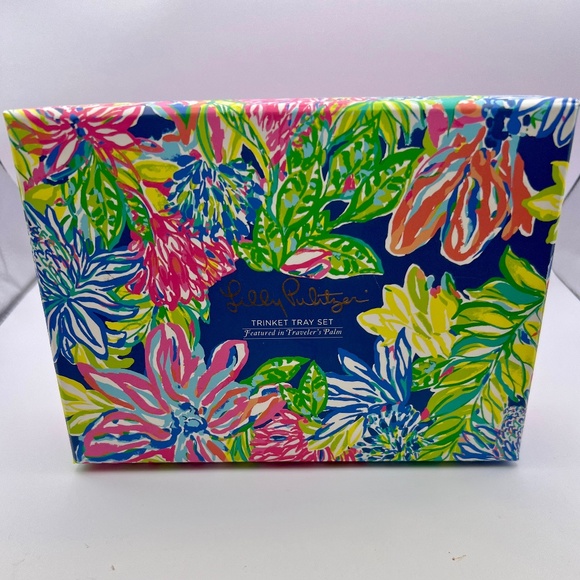 Lilly Pulitzer Jewelry - Lilly Pulitzer  Tropical Trinket Tray Set